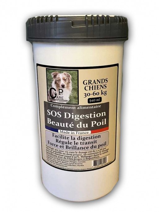 Complément alimentaire SOS Digestion grand chien 940ml Ungula Naturalis